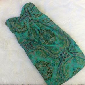 J. Crew Casbah Strapless Dress